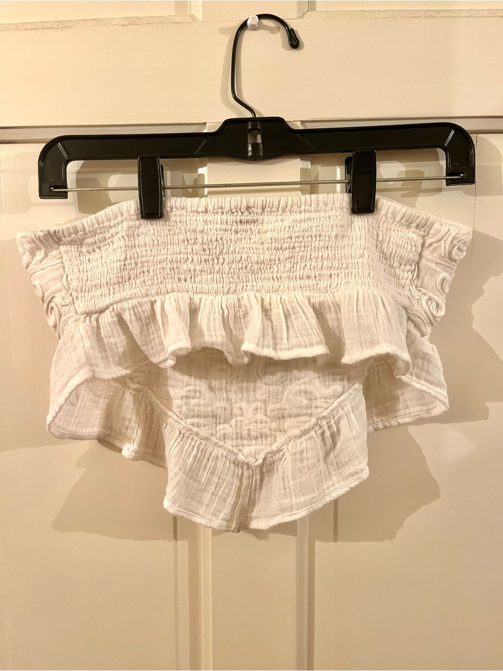 American Eagle Bandana White Embroidered Top - Women’s Small - Picture 2 of 8